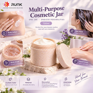 Échantillon Gratuit - Pot Cosmétique en PP 150 ml avec Bouchon à Vis - Certificat Halal Indonésien - Fabricant de Contenants en Plastique pour Crème - Product Image 4