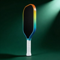 Fabricant, vente en gros, OEM, raquette de pickleball en fibre de carbone de haute qualité, 16 mm, durable, 225 g, portable, antidérapante, entraînement, enfants