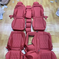 Vente en gros d'usine, housses de siège de haute qualité pour Mercedes-Benz Classe C W204 et W205, remplacement de sièges avec cuir Napa rouge
