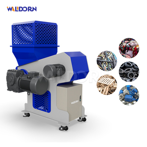 Low Noise Single Shaft Scrap <b>Plastic</b> Bottle <b>Container</b> Dry Electric Automatic Small Shredder Granulator - Product Image 1
