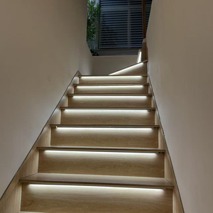 Profilés de nez de marche SPC étanches pour escaliers, pièces de revêtement de sol en vinyle imitation bois pour contremarches et marches - Product Image 6