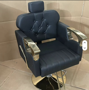Sillón de Barbería Moderno y de Diseño, Famoso en Internet, Giratorio, Reclinable, con Elevación, para Salón de Belleza, en Acero Inoxidable - Product Image 4