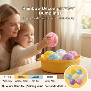 ของเล่นบีบยางนุ่มรูปทรงสวยงาม บีบแล้วคืนตัวช้า ช่วยคลายเครียด - Product Image 2