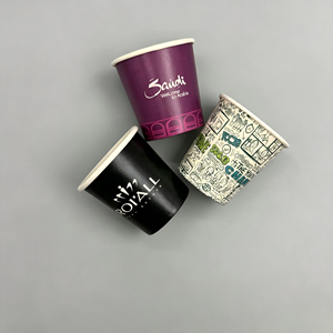 Gobelets en papier enduits de PE, commande en gros directe d'usine, logo personnalisé imprimé, jetables pour la restauration et les boissons - Product Image 6
