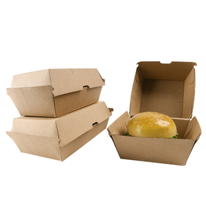 Embalaje biodegradable para llevar, entrega de comida, caja de papel, hamburguesa, hamburguesa, caja personalizada para comida para llevar, cajas de <span class=keywords><strong>sushi</strong></span> - Product Image 2