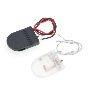 CR2032 düğme pil kutusu bir/iki 3V/6V tel, kapak ve anahtar pil tutucu - Product Image 3