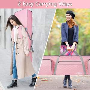 Free sample Key <b>Keyboard</b> Case Carrying Piano <b>Cover</b>, <b>Keyboard</b> Gig Bag with 2-Pocket <b>Keyboard</b> Bag,600D Durable Oxford Inside - Product Image 3