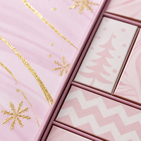 Coffret Cadeau Multi-Niveaux Grande et Petite Taille – Boîtes en Carton Combinées pour Calendrier de l'Avent de Noël, Emballage de Bougies et Produits de Beauté, et Emballage Cadeau