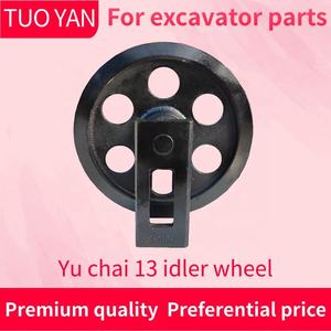 Hoge Kwaliteit Mini Graafmachine Onderdelen Stationler Wiel Voor Yuchai 13 <span class=keywords><strong>Track</strong></span> Wiel Onderstel Onderdelen Yc13 Geleidewiel Tandwiel - Product Image 3