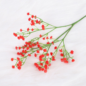 QIHAO Ramo de Flores Artificiales de Plástico Suave para Decoración de Bodas, para el Hogar y Accesorios de Exterior - Product Image 4