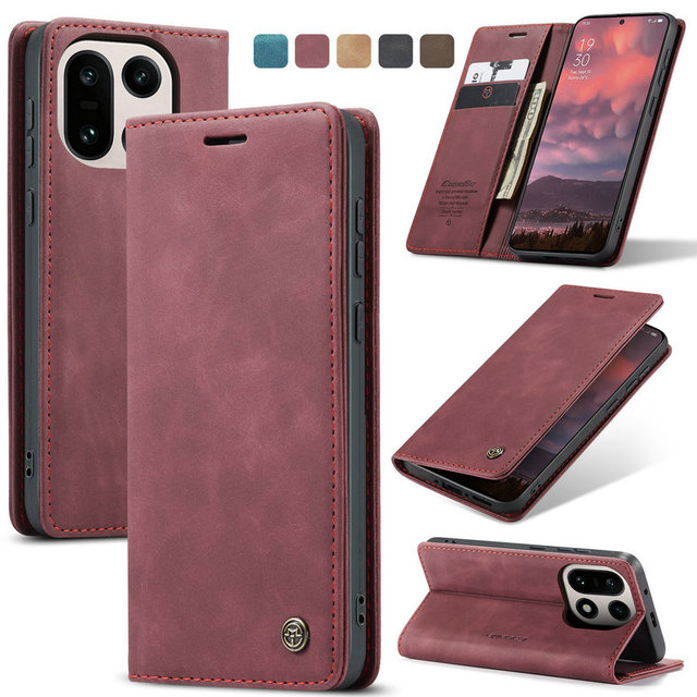 CaseMe 2026 Factory Design OnePlus 15 Artificial Leather Wallet Flip Case with Shockproof Card Holder