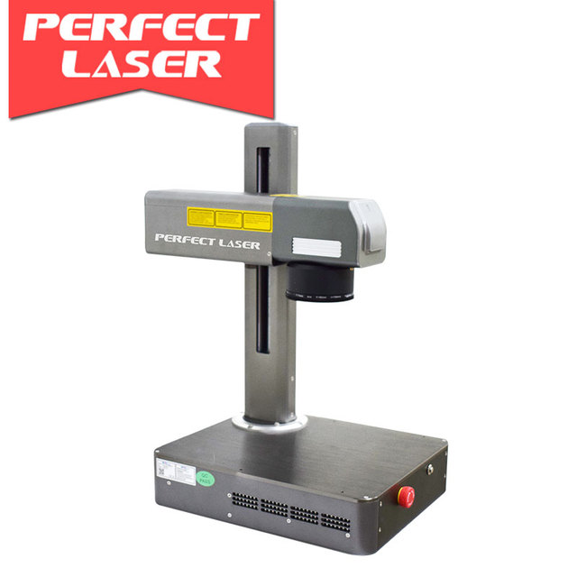 Perfect Laser- 20w Mini Portable Fiber Laser Marking Graver Machine for Metal Acrylic Stainless Steel Plastic Air-cooling