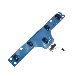 Módulo de seguimiento de cinco vías para electrónica inteligente, sensor de seguimiento con 5 funciones para enviar rutinas TCRT5000 - Product Image 2