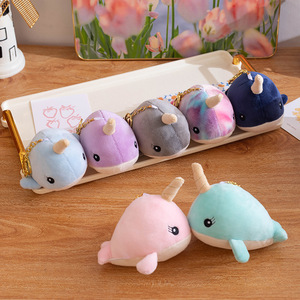 Venta de fábrica, 12cm, <span class=keywords><strong>ballena</strong></span> <span class=keywords><strong>Kawaii</strong></span>, juguete de peluche, llavero, <span class=keywords><strong>ballena</strong></span>, Animal relleno, muñeco de peluche, colgante, Mini llavero de animales marinos - Product Image 4