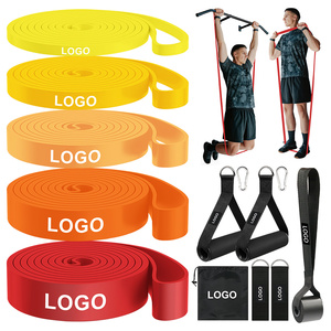 Natural Latex Wholesale Custom Pull Up <b>Bands</b> Resistance <b>Bands</b> Set for Gym <b>Workout</b> Exercise Training - Product Image 3
