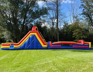 Parcours d'obstacles gonflable en PVC commercial, parcours d'obstacles gonflable commercial pour enfants et adultes à vendre - Product Image 5