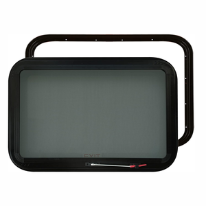 Ventana de salida de emergencia RV Camper de vidrio templado con mosquitera Remolque de caballo - Product Image 2