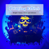 1000ml 9 couleurs non sédiment fluorescent Rgbo Cmyk blanc DTF jeu d'encre pigmentée pour imprimante epson Xp600 I3200 I1600 Dx7 L805 L1800