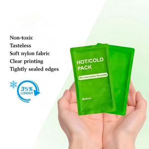 Sac de compression chaud et froid réutilisable de haute qualité, personnalisable, avec gel en nylon pour soulager la douleur - Product Image 1