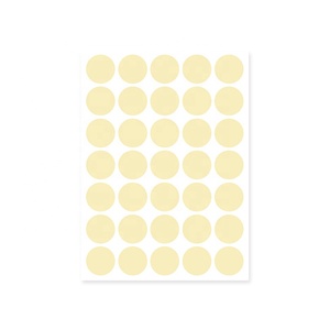A5 étiquettes en papier adhésives rondes vierges autocollants à points de codage couleur <span class=keywords><strong>repositionnables</strong></span> amovibles pour l'organisation du bureau fournitures scolaires - Product Image 4
