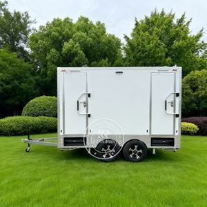 ZZKNOWN Toilette mobile de luxe avec cabine de douche et lavabo pour mariages et campings - Product Image 5