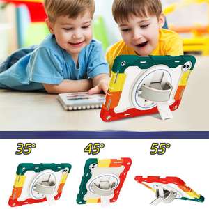 Étui pour tablette Honor Pad10 de 12,1 pouces avec support rotatif, sangle de transport, housse de protection en silicone anti-enfants - Product Image 3