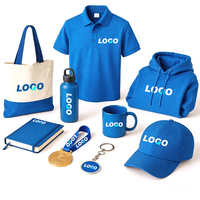 Set de Regalo Promocional con Logotipo Personalizado, Camiseta Polo, Bolsa de Mano, Botella de Agua, Gorra, Artículos Promocionales Corporativos para Eventos de Marketing