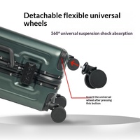 Valise à roulettes rigide connectée à une application mobile avec écran LED haute définition, étanche, design de dessin animé pour les voyages de vacances
