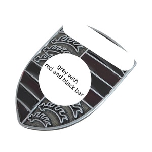 Emblème de <span class=keywords><strong>voiture</strong></span> vintage en métal, motif <span class=keywords><strong>cheval</strong></span> à rayures rouges et noires, 67*50mm, badge universel pour <span class=keywords><strong>voiture</strong></span>, décoration extérieure rétro 3D, accessoire - Product Image 3