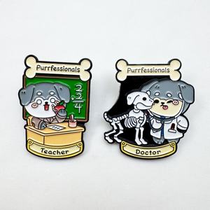 2025首选: 定制搪瓷翻领别针-1英寸可爱软搪瓷促销礼品 - Product Image 5