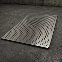Tôle perforée en acier inoxydable 304 316 316L, sur mesure, avec trous ronds de diamètre et espacement personnalisés, pour grille de ventilation de diffuseur