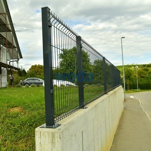 PVC tráng <span class=keywords><strong>50x100</strong></span> kim loại sắt hàn dây lưới hàng rào Thái Lan 3D cong dây lưới hàng rào tấm - Product Image 4