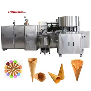 Biscuit Cone Making Machine Automatic Waffle Cone Maker Production Line Biscuit Ice Cream Cone Making Machine Price
