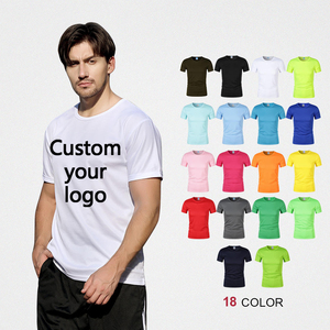 T-shirt à manches courtes personnalisé à séchage rapide pour uniforme de travail ou événement culturel, avec logo imprimé sur mesure - Product Image 2