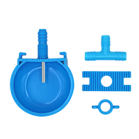 Abreuvoirs automatiques pour animaux, abreuvoir à eau pour lapins, abreuvoir à tétine en plastique à 360 degrés pour lapins, pour utilisation en cage