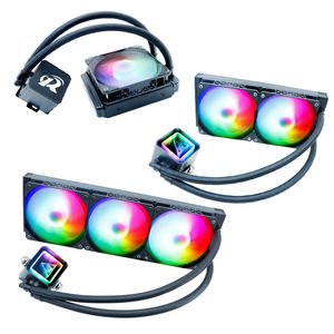 Enfriador de <span class=keywords><strong>CPU</strong></span> RGB de alta velocidad 240, ventilador enfriador de radiador refrigerado por agua, funda antioxidante para juegos, 3W, 4 años para <span class=keywords><strong>PC</strong></span>, ventilador de ordenador de 12V - Product Image 1