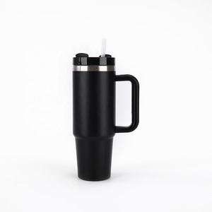 Venta al por mayor 40 oz 32OZ Aventura Acero inoxidable doble pared vacío estándar <span class=keywords><strong>taza</strong></span> de Metal <span class=keywords><strong>taza</strong></span> de café de viaje 40 oz vaso con asa - Product Image 2