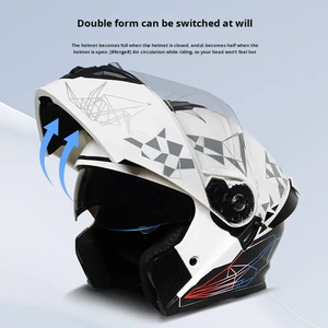 <span class=keywords><strong>Casco</strong></span> de motocicleta CL UM109 de cara completa con visera doble cierre doble ABS Shell DOT certificado nuevo <span class=keywords><strong>para</strong></span> todas las estaciones hombres/mujeres - Product Image 6