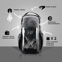 Sac de sport unisexe magnétique étanche pour bouteille d'eau, sac banane de gym, sac à bandoulière, sac à main, organisateur portable – Meilleure vente