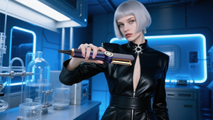 2025 New Hot Selling 1-Stufen-Luftstyling-Haarglätter Elektrischer Trockner und Wet Styler Dual 2-in-1-Bügeleisen mit LED-Anzeige - Product Image 5