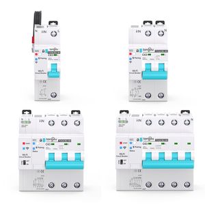 Medidor de energía <span class=keywords><strong>Wifi</strong></span> de <span class=keywords><strong>interruptor</strong></span> eléctrico automático inteligente API 1P con <span class=keywords><strong>interruptor</strong></span> de circuito de 10ka - Product Image 2