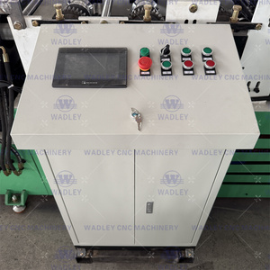 High Speed Automatic Colored Steel Rain Gutter & Downspout Elbow Forming Machine PLC Controlled Vodley Brand - Product Image 5