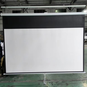 Danh sách mới 4K alr tinh thể màu đen Máy Chiếu Điện màn hình tab-căng thẳng sang trọng cơ giới treo tường trần chiếu 16:9 - Product Image 5