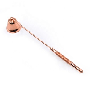 PJ02B Wholesale Long Handle <b>Candle</b> Snuffer Extinguisher Stainless Steel <b>Wick</b> Flame Snuffer Bell <b>Candle</b> Tool - Product Image 3