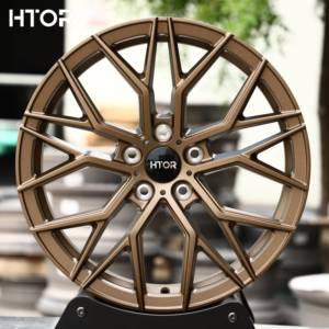 Jantes forgées HTOR 5x120 Bronze satiné 20 21 22 pouces Jantes en magnésium Jantes de supercar Adaptées à Xiaomi SU7 Ultra <span class=keywords><strong>Huracan</strong></span> C8 - Product Image 1