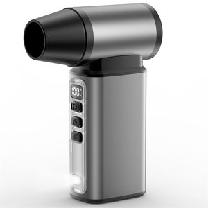 Soplador <span class=keywords><strong>de</strong></span> Aire Eléctrico Turbofan Portátil con Pantalla Digital para Limpieza del Hogar y del Automóvil, Mini Soplador <span class=keywords><strong>de</strong></span> Aire Turbofan Potente - Product Image 1