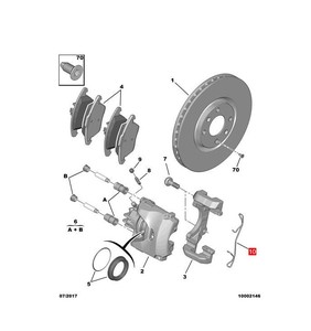 CALIBRE <span class=keywords><strong>DE</strong></span> <span class=keywords><strong>FRENO</strong></span> <span class=keywords><strong>DE</strong></span> RESORTE 4427.<span class=keywords><strong>C5</strong></span> 4427C5 410832774R para PEUGEOT 308 508 RCZ <span class=keywords><strong>Citroen</strong></span> C4 RENAULT - Product Image 2