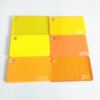 Feuilles de verre plexi de plaque acrylique de couleur de prix usine 3mm pour la signalisation