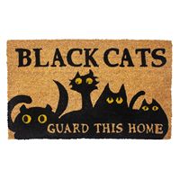 Paillassons en coco de bienvenue en forme de chat mignon personnalisé