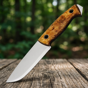 Cuchillo de Supervivencia para Camping, Hoja Fija, Acero Inoxidable con Acabado Pulido, Estilo Vintage, Mango Ajustable, G10 - Product Image 3